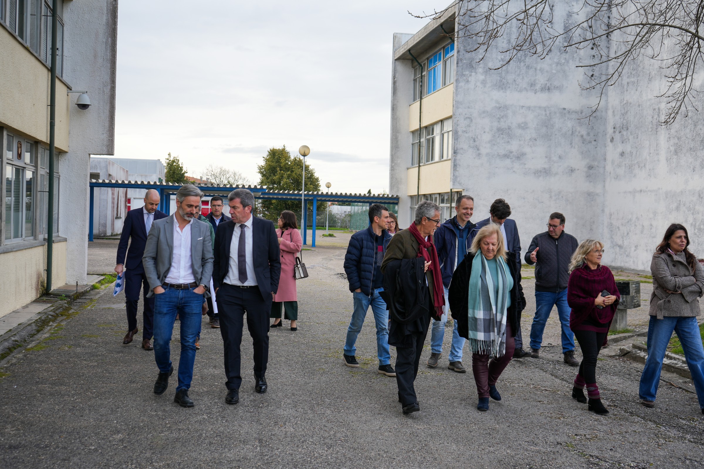 Início das obras de Reabilitação das Escolas Básica José Ferreira Pinto Basto e Secundária Dr. Jo...