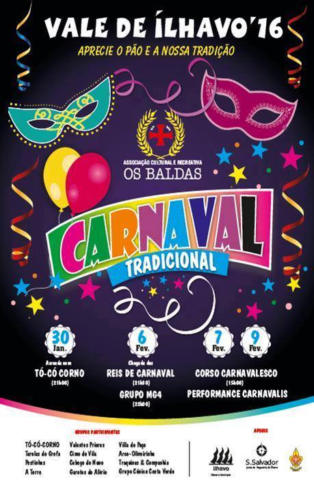 Carnaval Tradicional de Vale de Ílhavo - Arruada com Tó-Có Corno 
