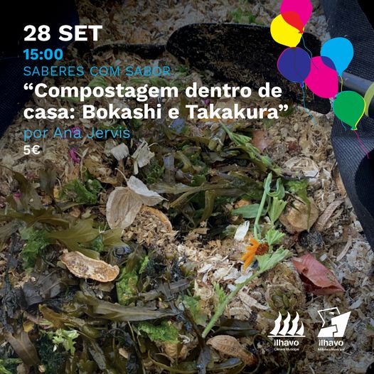 Saberes com Sabor... "Compostagem dentro de casa: bokashi e takakura"